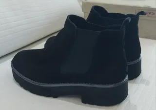 Botín señora Creeks negro.  N. 40