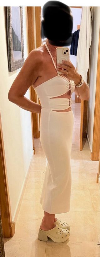 Vestido bandage blanco talla S