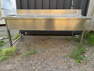 Fregadero Doble Industrial Acero Inoxidable