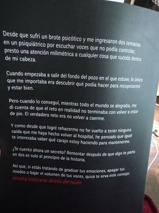 Detrás del ruido: Todo lo que aprendí para reha...