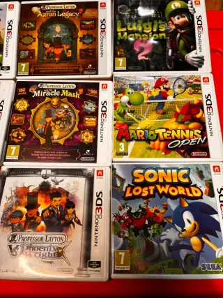 Lote Juegos Nintendo 3DS Zelda Layton Phoenix...