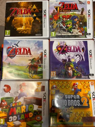 Lote Juegos Nintendo 3DS Zelda Layton Phoenix...
