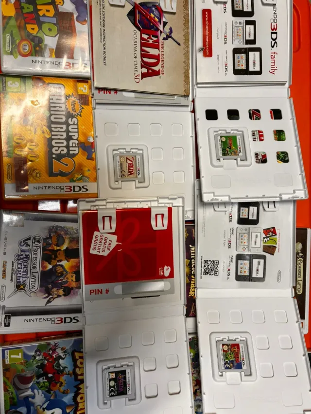 Lote Juegos Nintendo 3DS Zelda Layton Phoenix...