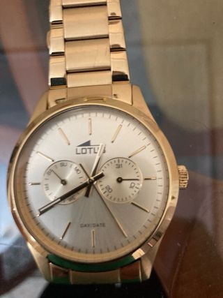 Reloj Lotus Dorado Hombre
