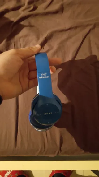 Auriculares Bluetooth Azules