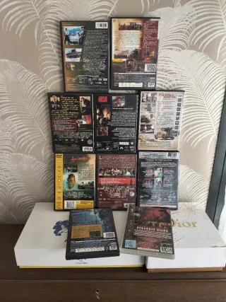 Lote 10 DVDs de Acción y Cine Clásico