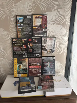 Lote 10 DVDs de Acción y Cine Clásico