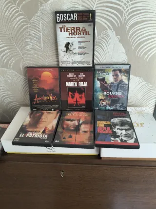 Lote 10 DVDs de Acción y Cine Clásico