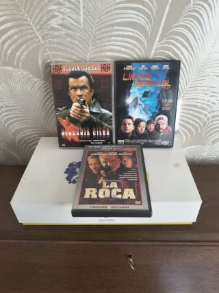 Lote 10 DVDs de Acción y Cine Clásico