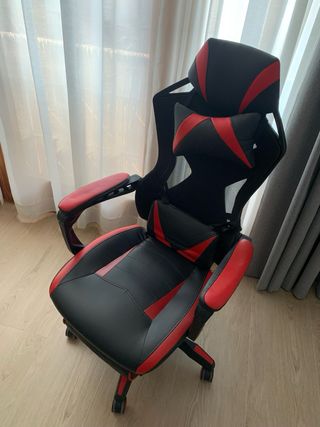 Silla Gaming Ergonómica Vinsetto Negra/Roja