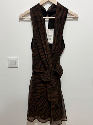 Vestido estampado cebra NUEVO