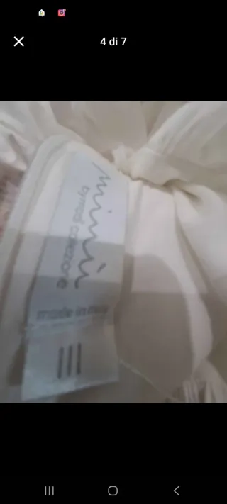 Vestito battesimo bimba