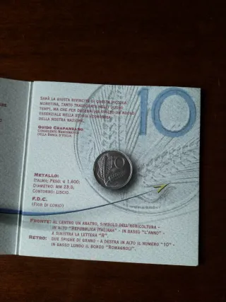 10 Lire 1989 e 1998