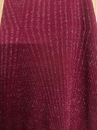 Vestido rojo brillante