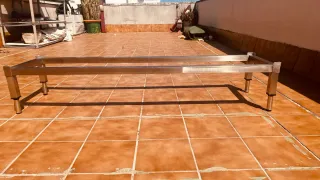 Soporte Vitrina Acero Inoxidable