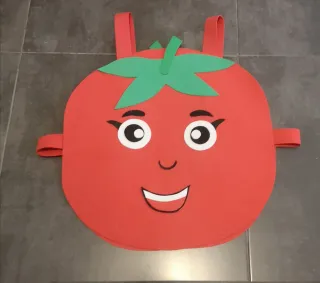 Disfraz Fresa y Tomate goma eva