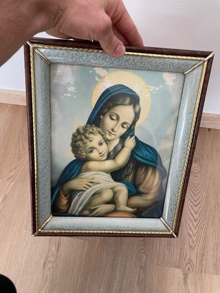 Quadro Madonna con Bambino vintage
