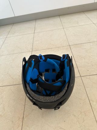 Casco Esquí Junior Wed'ze Negro y Azul