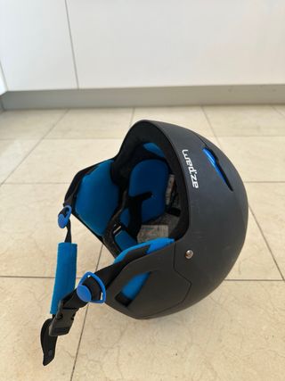 Casco Esquí Junior Wed'ze Negro y Azul