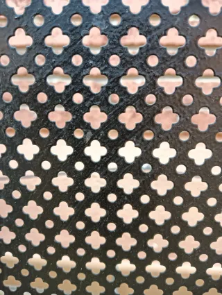 Conjunto chimenea negro y dorado