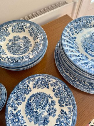 Vajilla Churchill Georgian Porcelana