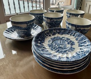 Vajilla Churchill Georgian Porcelana