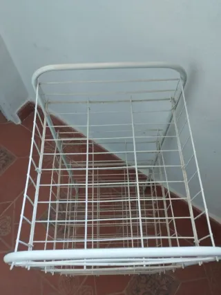Carrito Organizador Metálico Blanco
