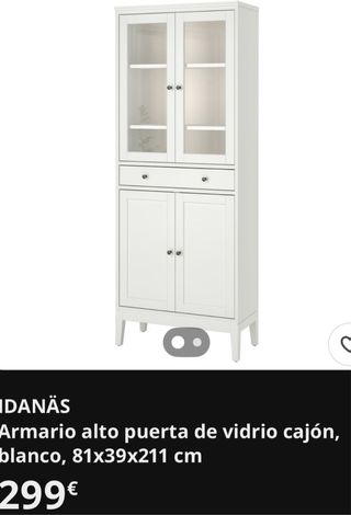 Vitrina IDANÄS en caja