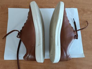 Zapatillas Clarks Marrones de piel.