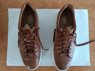 Zapatillas Clarks Marrones de piel.