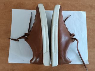 Zapatillas Clarks Marrones de piel.