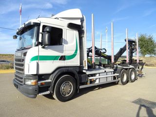 Scania R 440 - CAMION PLATAFORMA PARA TRONCOS