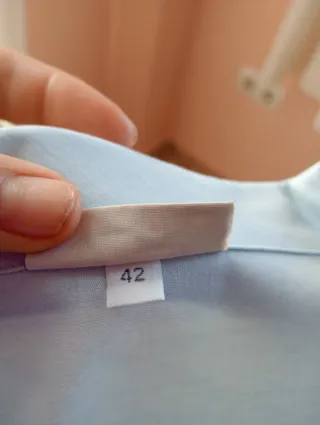 Camisa clásica azul