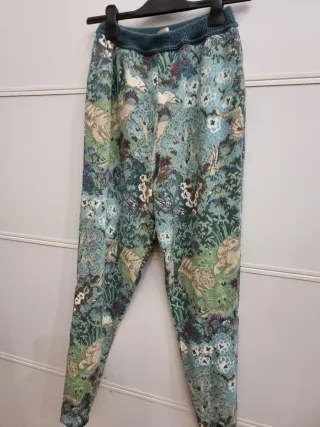 Pantaloni Krizia vintage tg S fantasia floreale