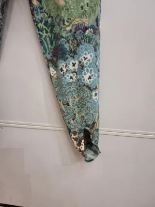 Pantaloni Krizia vintage tg S fantasia floreale