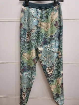 Pantaloni Krizia vintage tg S fantasia floreale