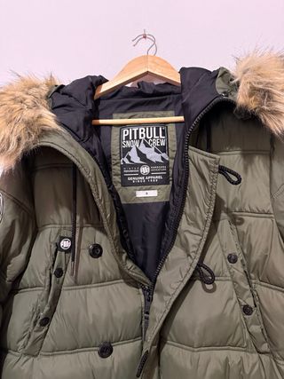 Parka Pitbull Verde Militar Talla S