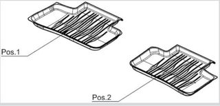 Alfombrillas Goma Originales Mercedes Benz GLC W25