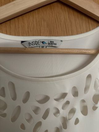Vestido blanco Inside talla S