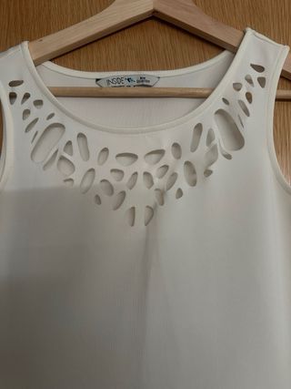 Vestido blanco Inside talla S