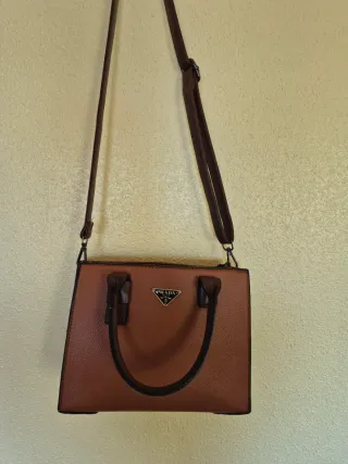 Borsa Prada Milano Marrone