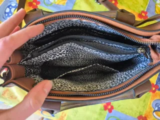 Borsa Prada Milano Marrone