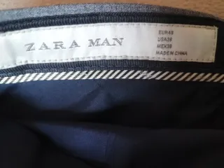 Pantalón largo gris