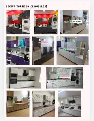 Muebles de cocina Torre 3m