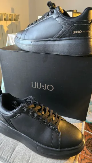 Liu Jo Sneakers Nere Suola Alta Tg 43