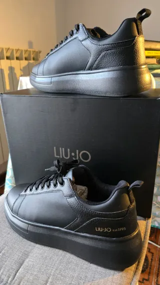 Liu Jo Sneakers Nere Suola Alta Tg 43