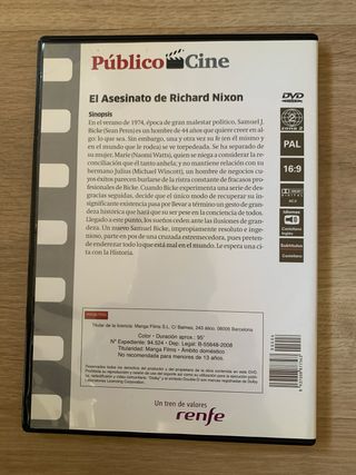 DVD El Asesinato de Richard Nixon