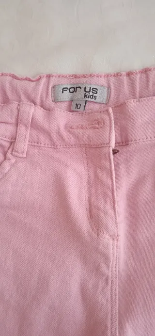 2 Shorts niña vaqueros