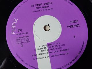 Vinilo Deep Purple 24 Carat Purple