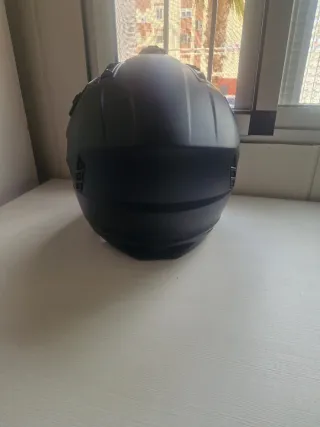 Casco Moto Negro Enduro Motocross